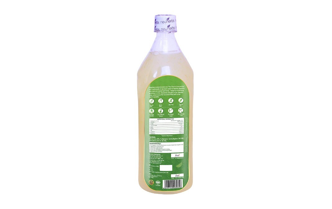 Neuherbs organic Aloe Vera Juice    Plastic Bottle  1 litre